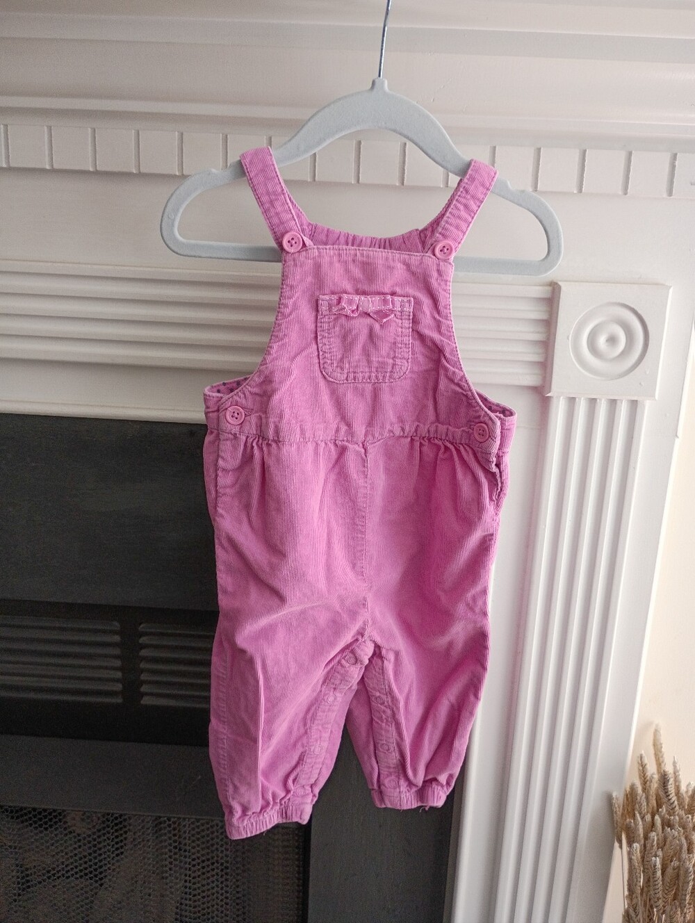 Gymboree 6-12m Lilac Corduroy Overalls